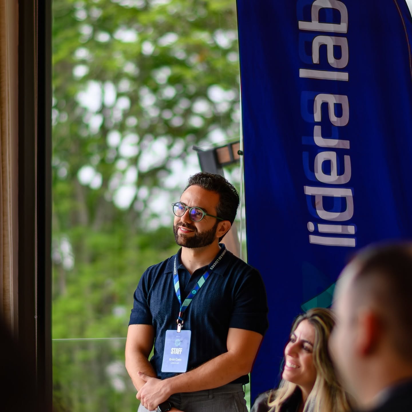 Erick Costa em evento do Lidera Lab
